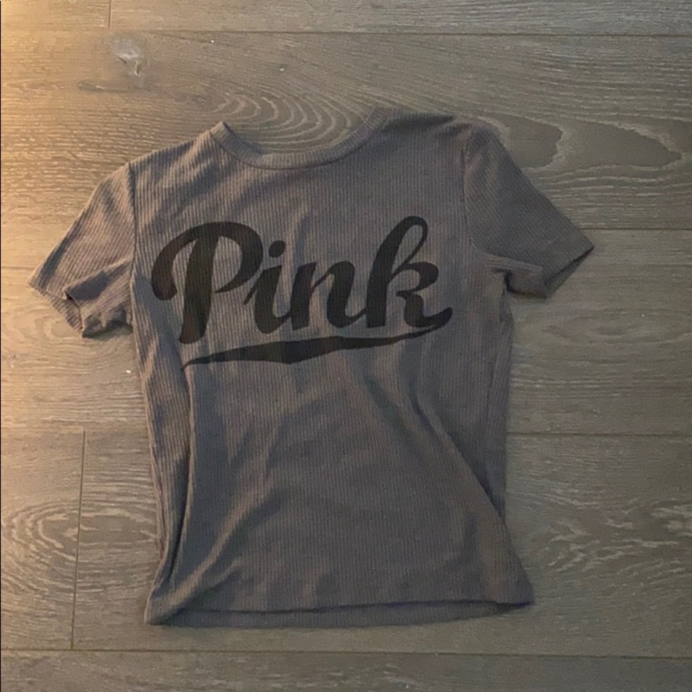 Pink Brand Grey Tight Top